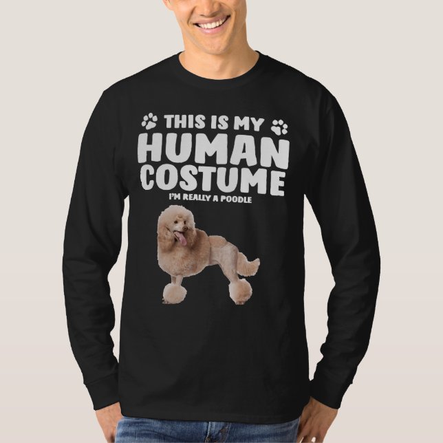 Camiseta Este es mi disfraz humano. Soy realmente un perro  (Anverso)