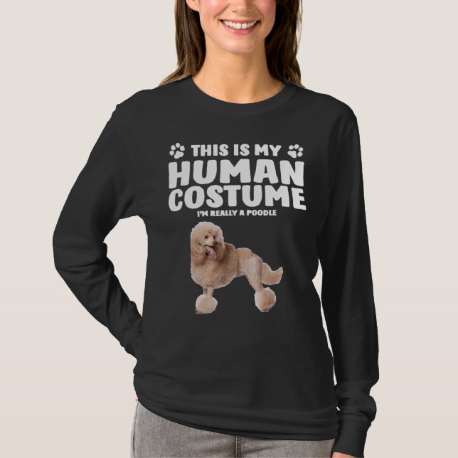 Camiseta Este es mi disfraz humano. Soy realmente un perro  (Anverso)