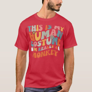 Camiseta Este es mi disfraz humano, soy realmente un retro 