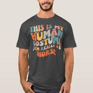 Camiseta Este es mi disfraz humano, soy realmente un retro