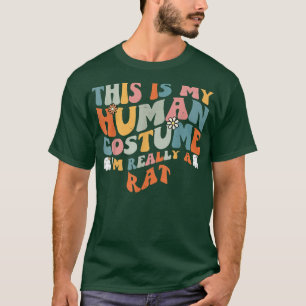Camiseta Este es mi disfraz humano, soy realmente un retro