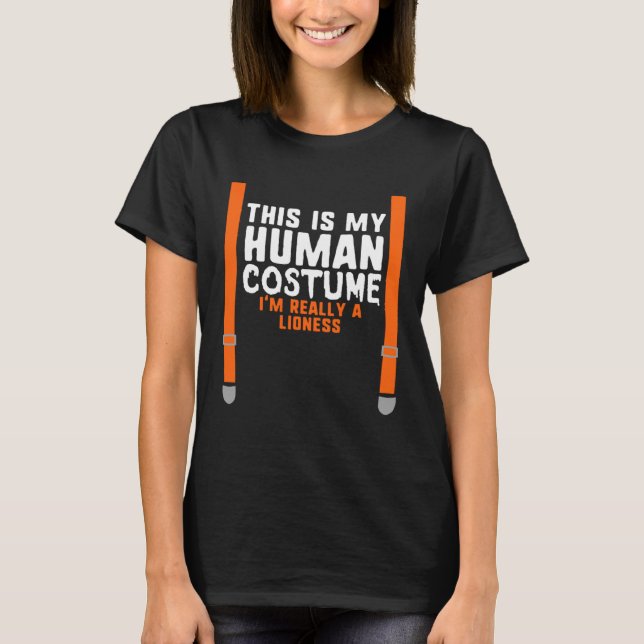 Camiseta Este es mi disfraz humano, soy realmente un salón  (Anverso)