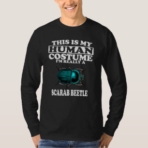 Camiseta Este Es Mi Disfraz Humano. Soy Realmente Un Scara 