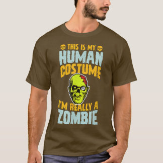 Camiseta Este Es Mi Disfraz Humano. Soy Realmente Un Sombre