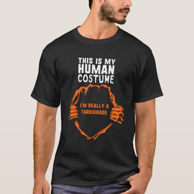 Camiseta Este es mi disfraz humano. Soy realmente un tardíg (Anverso)