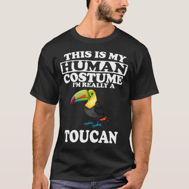 Camiseta Este es mi disfraz humano, soy realmente un tocano (Anverso)