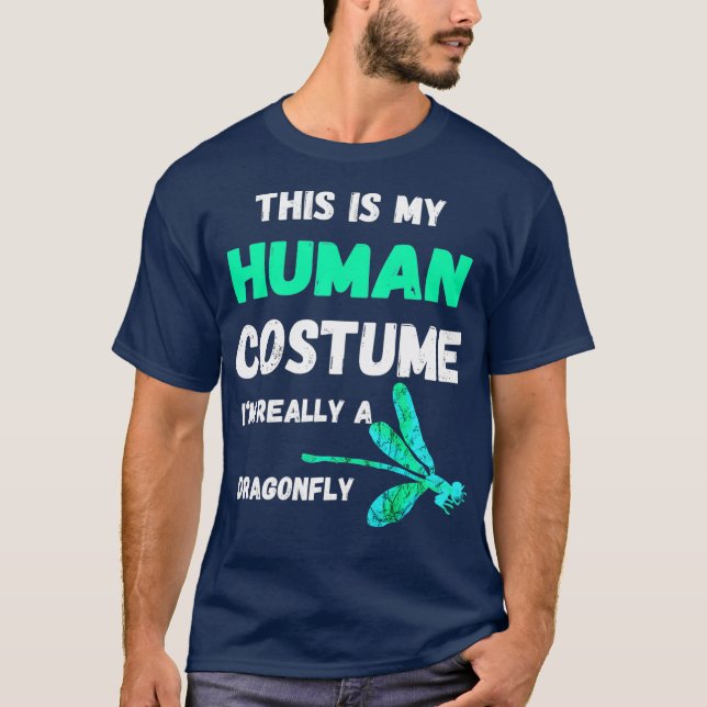 Camiseta Este Es Mi Disfraz Humano. Soy Realmente Una Drago (Anverso)