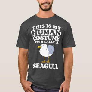 Camiseta Este Es Mi Disfraz Humano. Soy Realmente Una Gavio