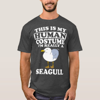 Camiseta Este Es Mi Disfraz Humano. Soy Realmente Una Gavio