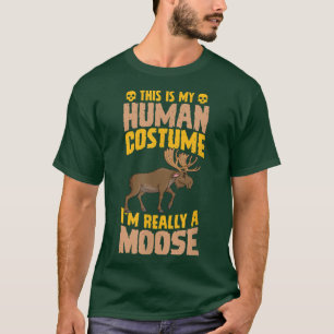 Camiseta Este Es Mi Disfraz Humano. Soy Realmente Una Hallo