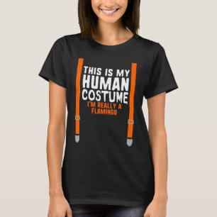Camiseta Este Es Mi Disfraz Humano. Soy Realmente Una Hallo