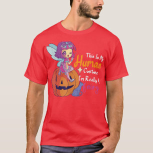 Camiseta Este Es Mi Disfraz Humano. Soy Realmente Una Hallo