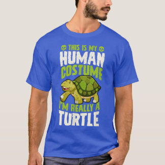 Camiseta Este Es Mi Disfraz Humano. Soy Realmente Una Tortu