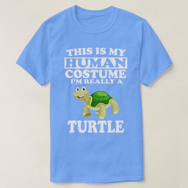Camiseta Este es mi disfraz humano, soy realmente una tortu (Diseño del anverso)