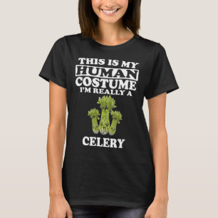 Camiseta Este Es Mi Disfraz Humano. Soy Realmente Una Veget