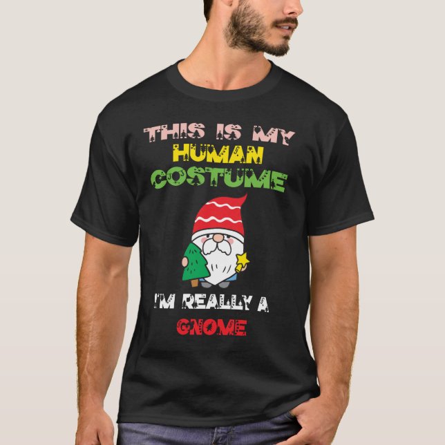 Camiseta Este es mi disfraz humano. Soy un amante de los ge (Anverso)