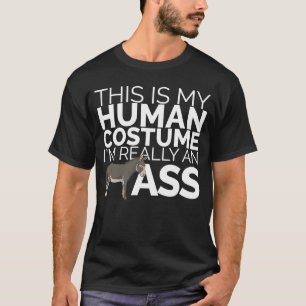 Camiseta Este es mi disfraz humano, soy un burro