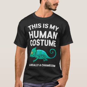Camiseta Este Es Mi Disfraz Humano, Soy Un Chameleon