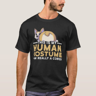 Camiseta Este es mi disfraz humano. Soy un Halloween de Per