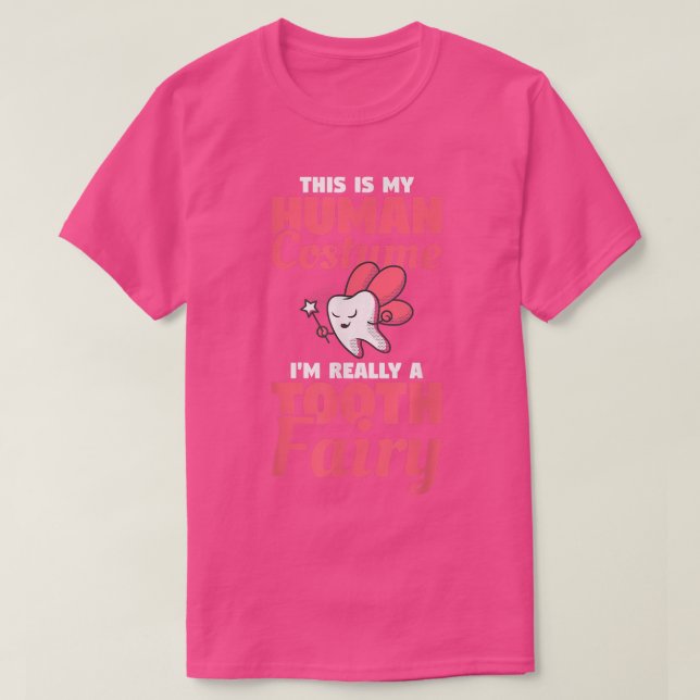Camiseta Este es mi disfraz humano. Soy un hato dental. (Diseño del anverso)