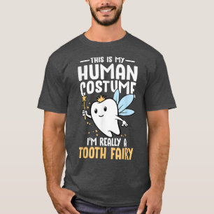 Camiseta Este es mi disfraz humano. Soy un hato dental.