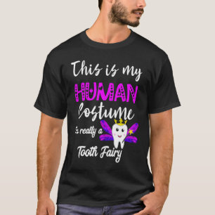 Camiseta Este es mi disfraz humano. Soy un hato dental.