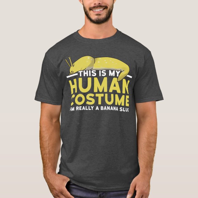 Camiseta Este Es Mi Disfraz Humano. Soy Un Regalo De Banana (Anverso)