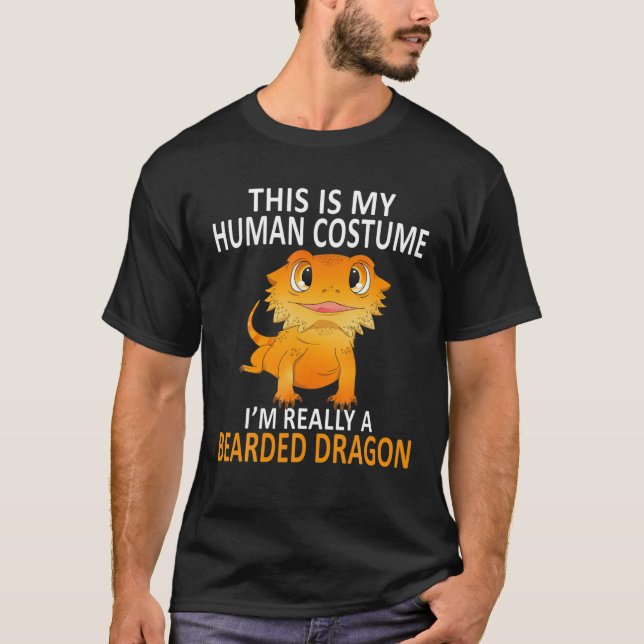 Camiseta Este es mi disfraz humano, soy un salón de dragone (Anverso)