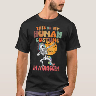 Camiseta Este es mi disfraz humano, soy una especie de unic