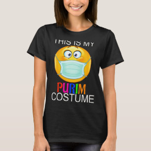 Camiseta Este es mi disfraz Purim Cara judía divertida Másc