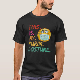 Camiseta Este Es Mi Disfraz Purim Divertido Face Mask Di