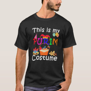 Camiseta Este Es Mi Disfraz Purim Divertido Judío
