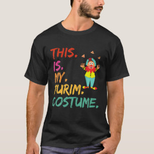 Camiseta Este Es Mi Disfraz Purim Divertido Judío