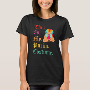 Camiseta Este Es Mi Disfraz Purim Divertido Judío Hamantasc