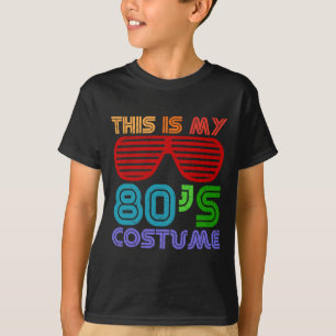 Camiseta Este es mi disfraz retro de 1980