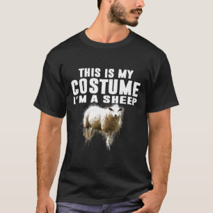 Camiseta Este es mi disfraz, soy Halloween de ovejas