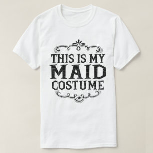 Camiseta Este es mi divertido disfraz de Halloween perezoso