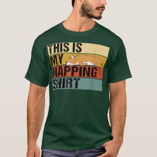 Camiseta Este Es Mi Dormido De Corgi Funny