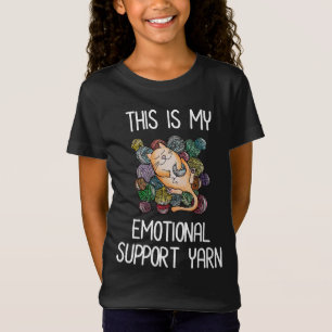 Camiseta Este Es Mi Emocional Apoyo Yarn
