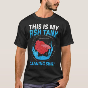 Camiseta Este Es Mi Equipo De Limpieza Del Tanque De Peces 