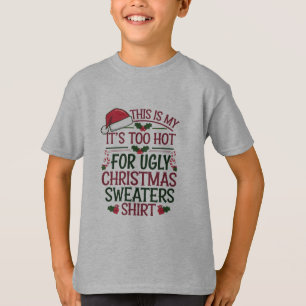 Camiseta Este Es Mi Es Demasiado Caliente Para Espantosa Su