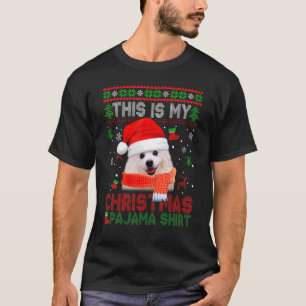Camiseta Este es mi feo Navidad Pajama American Eskimo