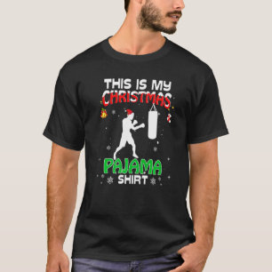 Camiseta Este es mi feriado de boxeo de Pajama Navidades