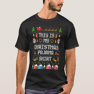 Camiseta Este es mi feriado de Navidades Pajama Ugly Sweate