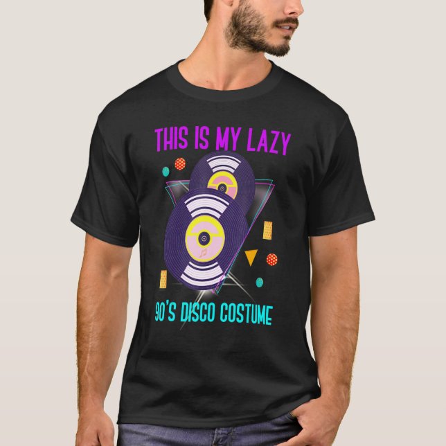Camiseta Este es mi Fiesta de 900 con disquetes disc. noven (Anverso)
