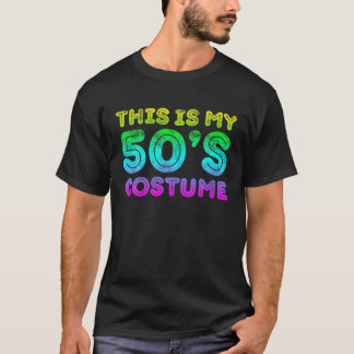 Camiseta Este Es Mi Fiesta De Disfraces De Los 50 Años