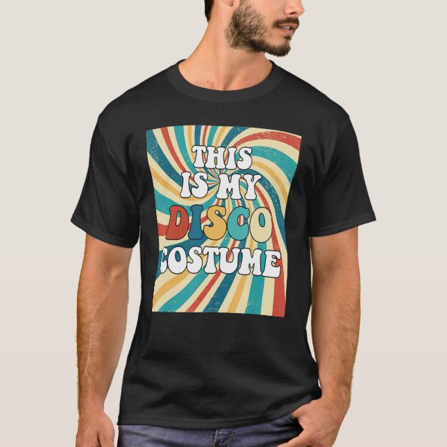 Camiseta Este es mi Fiesta disco disc. 70's 80 (Anverso)