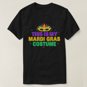 Camiseta Este es mi fiesta mardi gras disfrazado de carnava