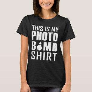 Camiseta Este Es Mi Fotógrafo Famoso Camisas De La Bomba Fo