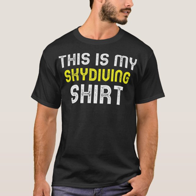 Camiseta Este Es Mi Funny Skydiver Skydiver Guay (Anverso)